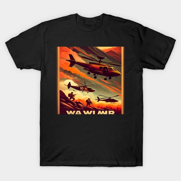 Jungle Inferno: The Vietnam War T-Shirt by Delta Zero Seven